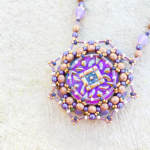 DOVE pendant beading tutorial by Veronka