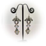 MOONRAYS earrings beading tutorial by Ruxandra Puscas