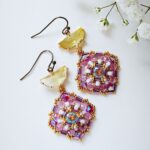 PAROTIA earrings beading tutorial by Zuzi Hake