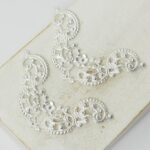 28x45 mm Paradise Filigree Wings Silver-colored x 2 pc(s)