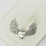 26x36 mm Freedom Charm Antique silver x 4 pc(s)