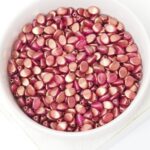 3x5 mm Pinch beads Golden Touch Crystal French Rose x 10 g