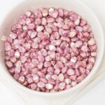 3x5 mm Pinch beads Chalk White Teracota Purple x 10 g