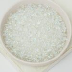 8/0 Miyuki seed beads 55009 Crystal AB x 15 g