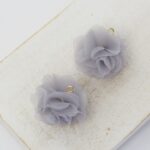 20 mm Flower Ball Silver Grey x 2 pc(s)