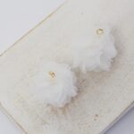 20 mm Flower Ball Snow White x 2 pc(s)