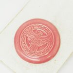 36 mm Phoenix Uprising Beadingschool Art Cabochon Pink Punch on light clay x 1 pc(s)