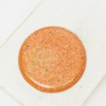 36 mm Round Beadingschool Art Cabochon Brick Orange on light clay x 1 pc(s)