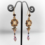 SPARKLE FLIGHT earrings beading tutorial by Ruxandra Puscas