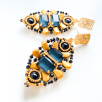 SENNA earrings beading tutorial by Veronka Kralovicova