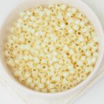 6/0 Miyuki seed beads 577 Dyed Cream Silver Lined Alabaster x 15 g