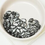 5x8 mm PaisleyDuo Jet Silver Splash x 10 g