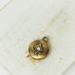 12 mm Starry Night Neumann Box Clasp Antique gold x 1 pc(s)