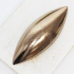 23x62 mm Big Navette Beadingschool Art Cabochon Patina Bronze on light clay x 1 pc(s)