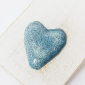 29x30 mm Faceted Heart Art Cabochons