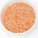 11/0 Miyuki Delica 2172 Duracoat Silver Lined Semi Frosted Rose Copper x 5 g