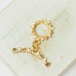 14x17 mm Sunrise Toggle Clasp Gold-colored x 1 pc(s)