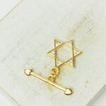 14x18 mm Star Toggle Clasp Gold-colored x 1 pc(s)