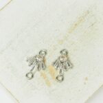 9x10 mm Twinkle Connector Platinum colored x 2 pc(s)