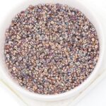 11/0 Miyuki seed beads 55020 Crystal Copper Rainbow x 5 g