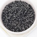 11/0 Miyuki seed beads 55037 Black Chrome x 5 g