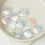 11 mm Snowflake Beads Crystal AB x 10 pc(s)