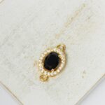 10x17 mm Ildi crystal connector Magic Black x 1 pc(s)