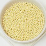 2 mm Round Glass beads Sunlight Yellow x 100 pc(s)