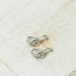 4x7 mm  Tulip Luxury  pendant holder in one Platinum color x 2 pc(s)