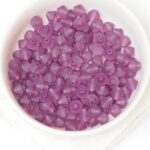6 mm Preciosa bicone beads Amethyst Matt x 25 pc(s)