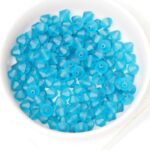6 mm Preciosa bicone beads Indicolite Matt x 25 pc(s)
