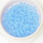 6 mm Preciosa bicone beads Light Sapphire Matt x 25 pc(s)