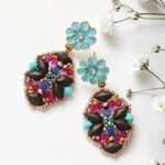 CLOVE earrings beading tutorial by Zuzi Hake
