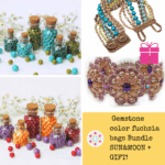 Gemstone color Fuchsia Bags Bundle - SUN&MOON + GIFT!