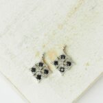 10x10 mm Little Spice Pendant Black Silver-colored x 2 pc(s)