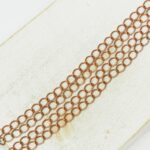 4x7 mm Twisted Chain Antique copper x 2 m