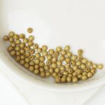2 mm Round Glass beads Sage x 100 pc(s)