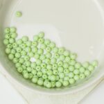 3 mm Round Glass beads Light Spring Green 100 x  pc(s)