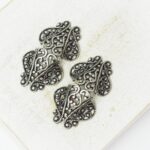 14x26 mm Enchanted Fairy Wings Filigree Antique silver x 2 pc(s)
