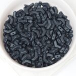 5x8 mm 2-hole Arrow Beads Jet Matted x 50 pc(s)