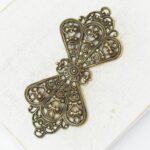 21x46 mm Melody Fairy Wings Filigree Antique bronze x 1 pc(s)