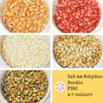 3x8 mm Mobyduo Bundle FIRE x 5 colours