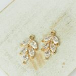 10x17.5 mm Rich Leafy Pendant Gold-colored x 2 pc(s)