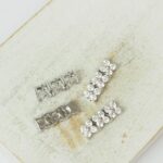 4.5x14 mm Flower Spacer Bar  Silver-colored x 4 pc(s)