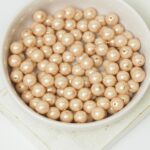 6 mm Round Glass beads Himalayan Salt x 40 pc(s)