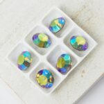8 mm Preciosa chaton Smoked Topaz AB x 6 pc(s)