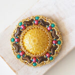 BUTTERFLY FLOWER pendant beading tutorial