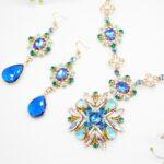 Contessa Necklace + Earrings KIT: AZURE DREAMS by Vicky Roberts