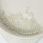 15/0 Miyuki seed beads 961 Bright Sterling Silver Plated x 5 g