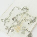 14x75 mm Dragonfly Chain Extender with Lobster Clasp Platinum-colored x 4 pc(s)